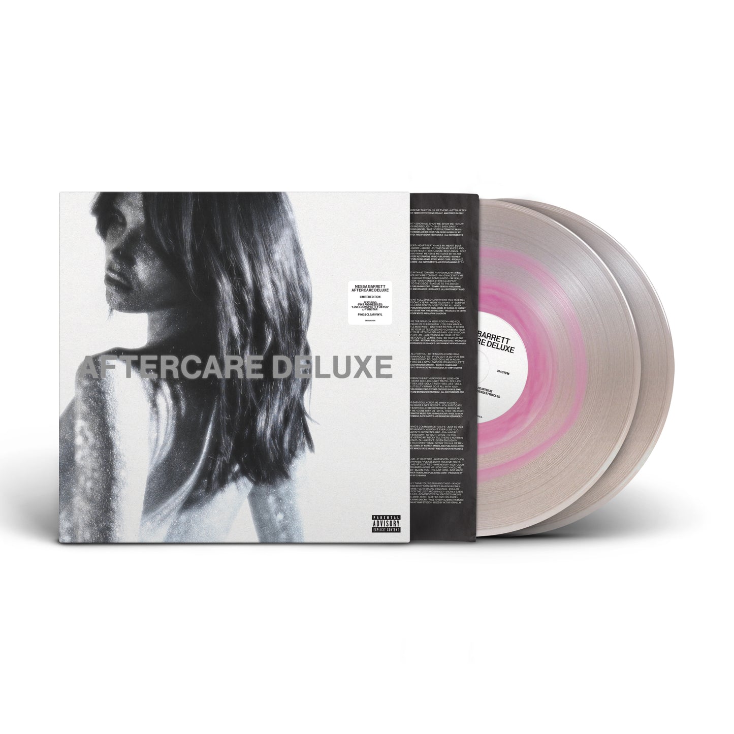 AFTERCARE DELUXE Pink & Clear Vinyl 2LP
