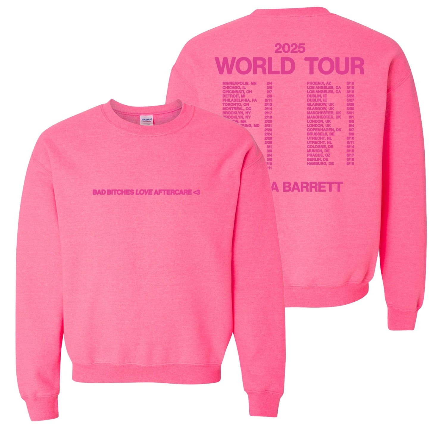 Bad B*itches 2025 Tour Crewneck + Digital Album Bundle