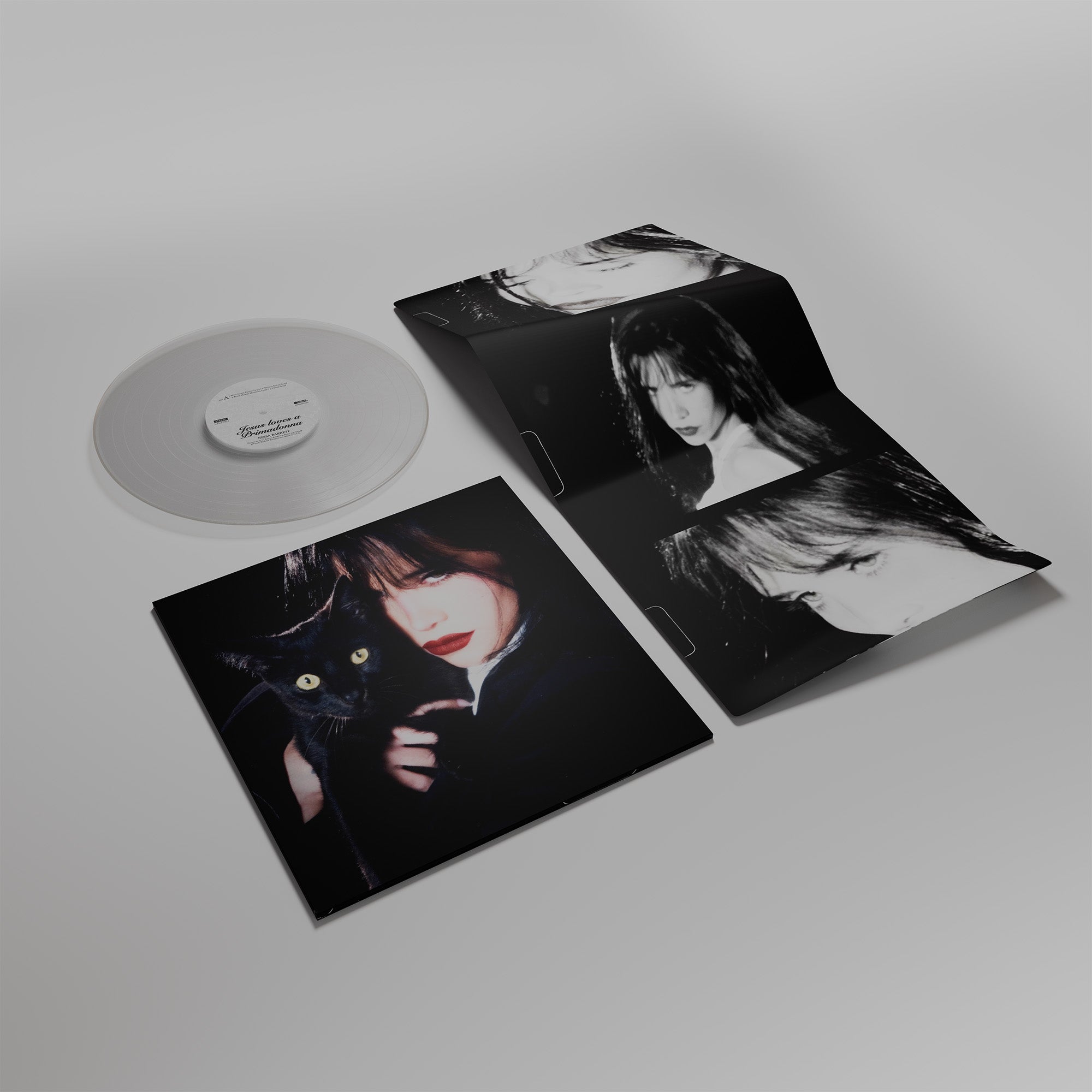Jesus loves a primadonna Crystal Clear Vinyl LP – Nessa Barrett