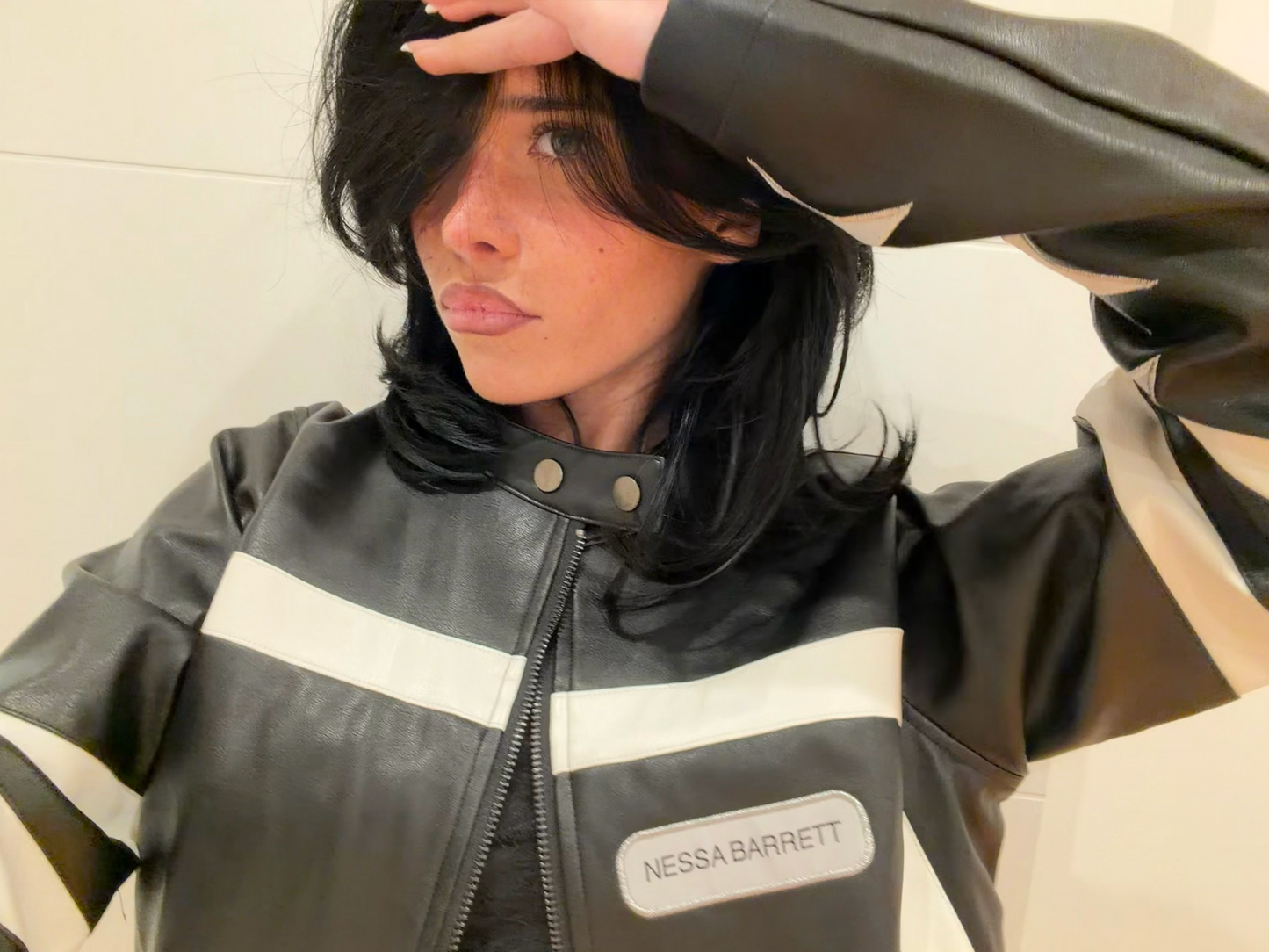 Nessa Barrett Moto Jacket