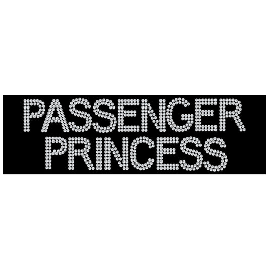 Passenger Princess Rhinestone Bumper Sticker