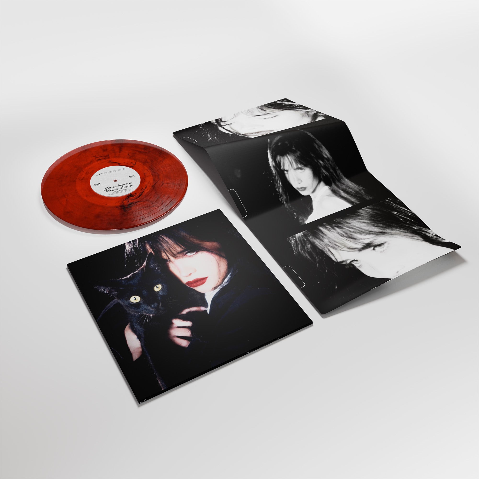 Jesus loves a primadonna Exclusive Ruby Black Vinyl LP – Nessa Barrett