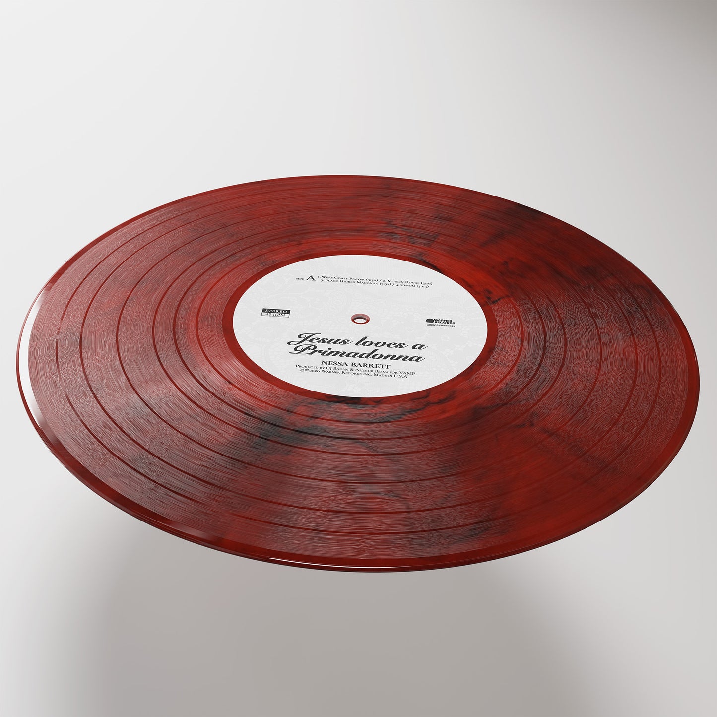 Jesus loves a primadonna Exclusive Ruby Black Vinyl LP