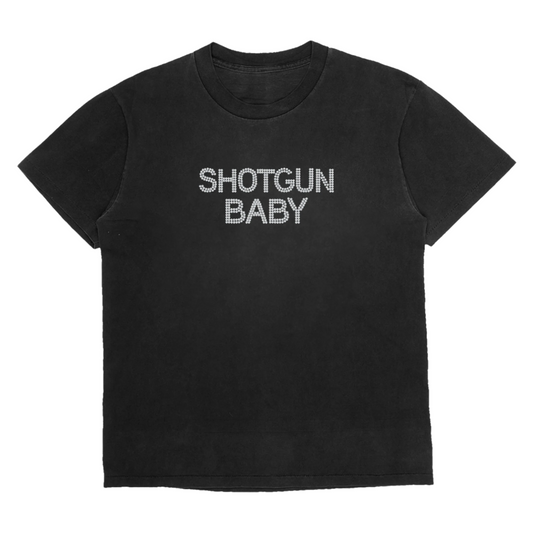 Shotgun Baby Rhinestone Vintage Tee