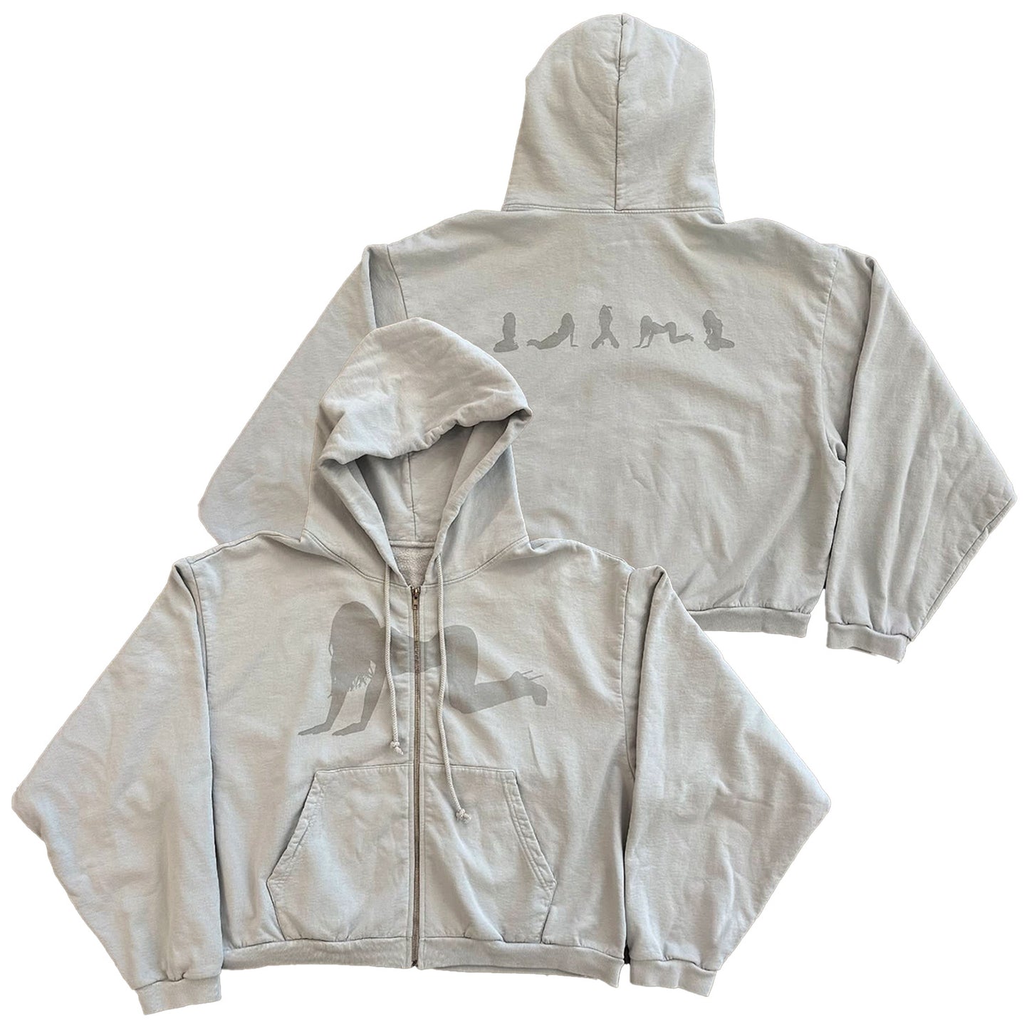 Silhouettes Zip Hoodie