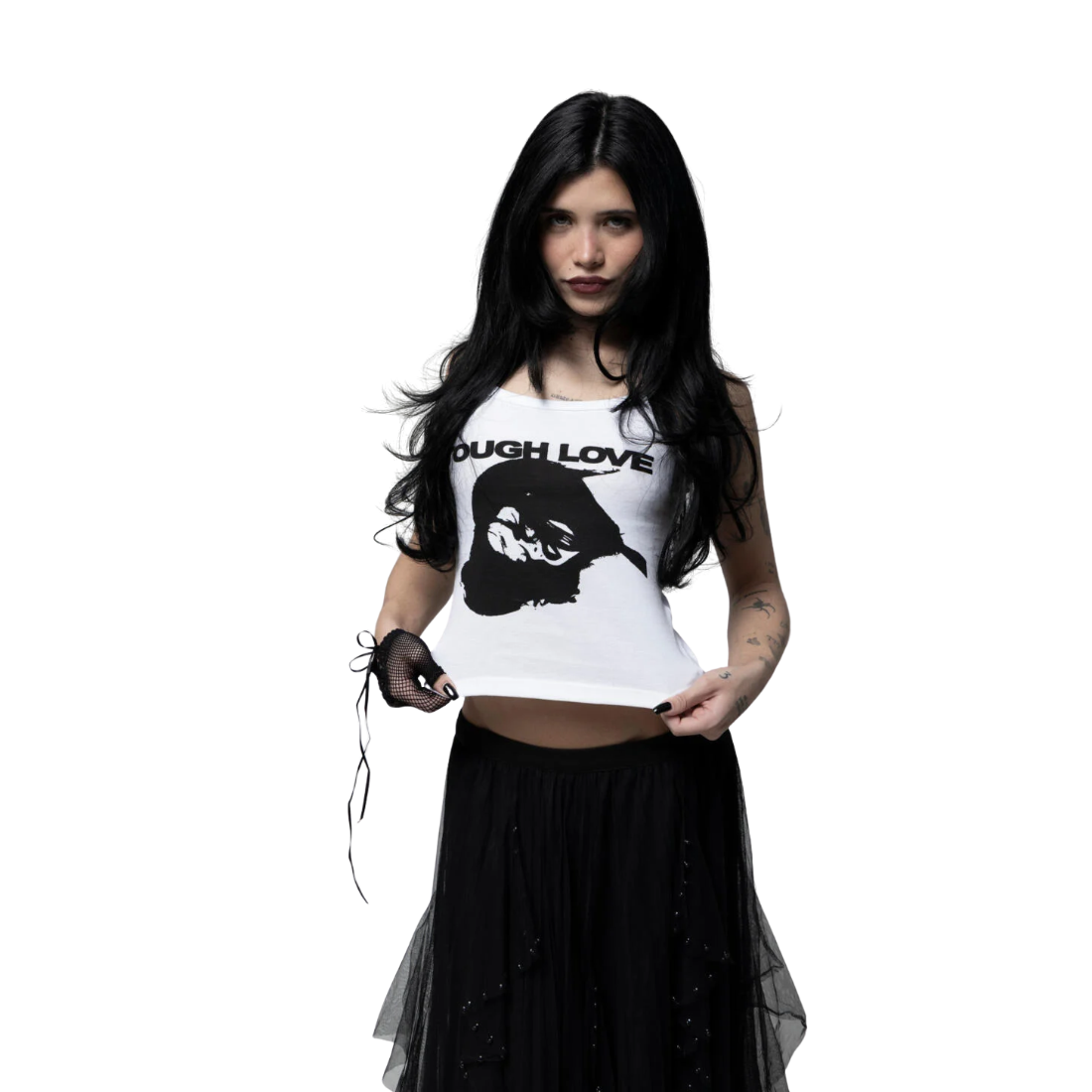 Tough Love White Tank