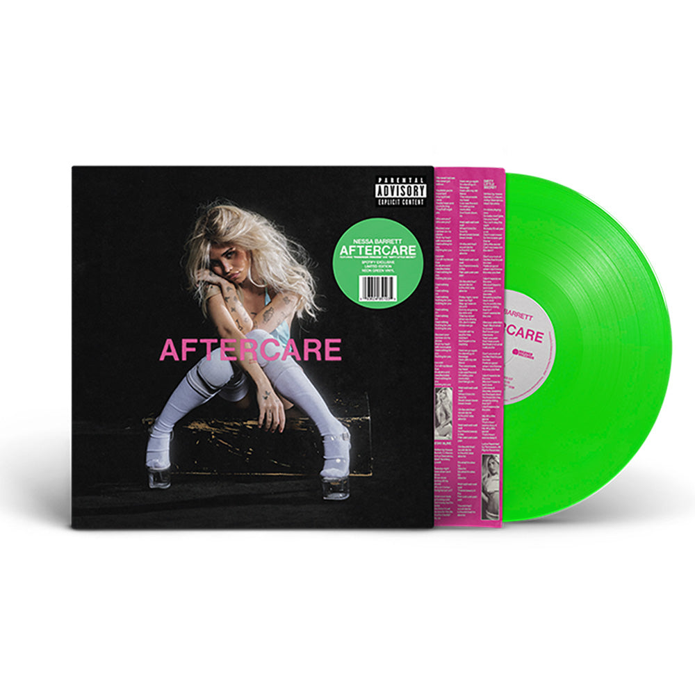 AFTERCARE Spotify Fans First Neon Green Vinyl LP