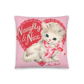 Naughty & Nice Pillow